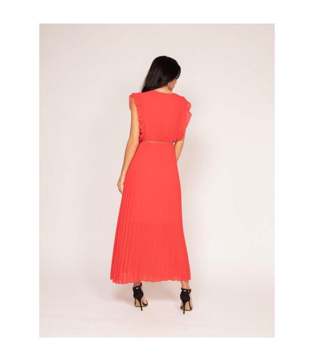 Robe longue fluide avec ceinture ILAST - Dona X Lisa