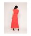 Robe longue fluide avec ceinture ILAST - Dona X Lisa-2