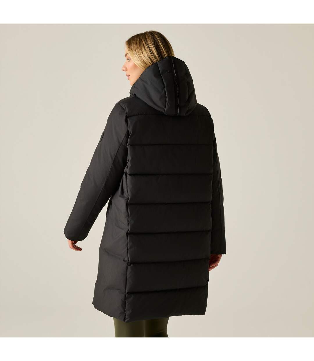 Womens/ladies Eryn Padded Jacket Black Regatta-4