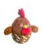 House Of Paws Chicken Rope Dog Toy (Brown/Red) (One Size) - UTBZ5321