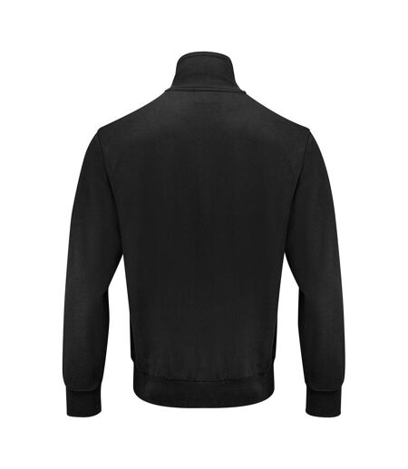 Mens Plain Full Zip Sweatshirt Black Projob