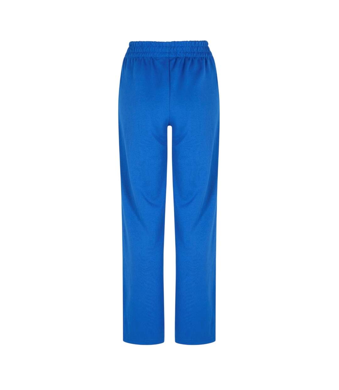 Womens/ladies Open Hem Straight Jogging Bottoms Blue Vans-2