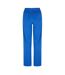 Womens/ladies Open Hem Straight Jogging Bottoms Blue Vans-2