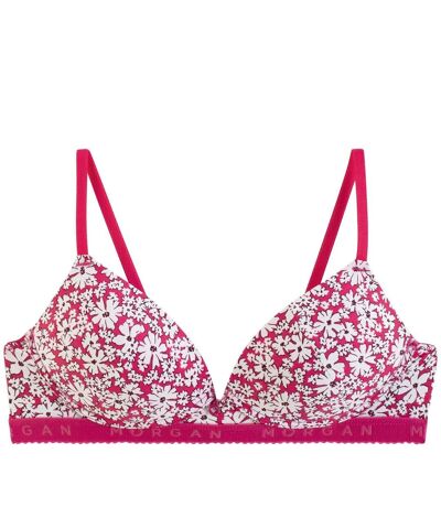 Soutien-gorge sans armatures souple rose Gaby