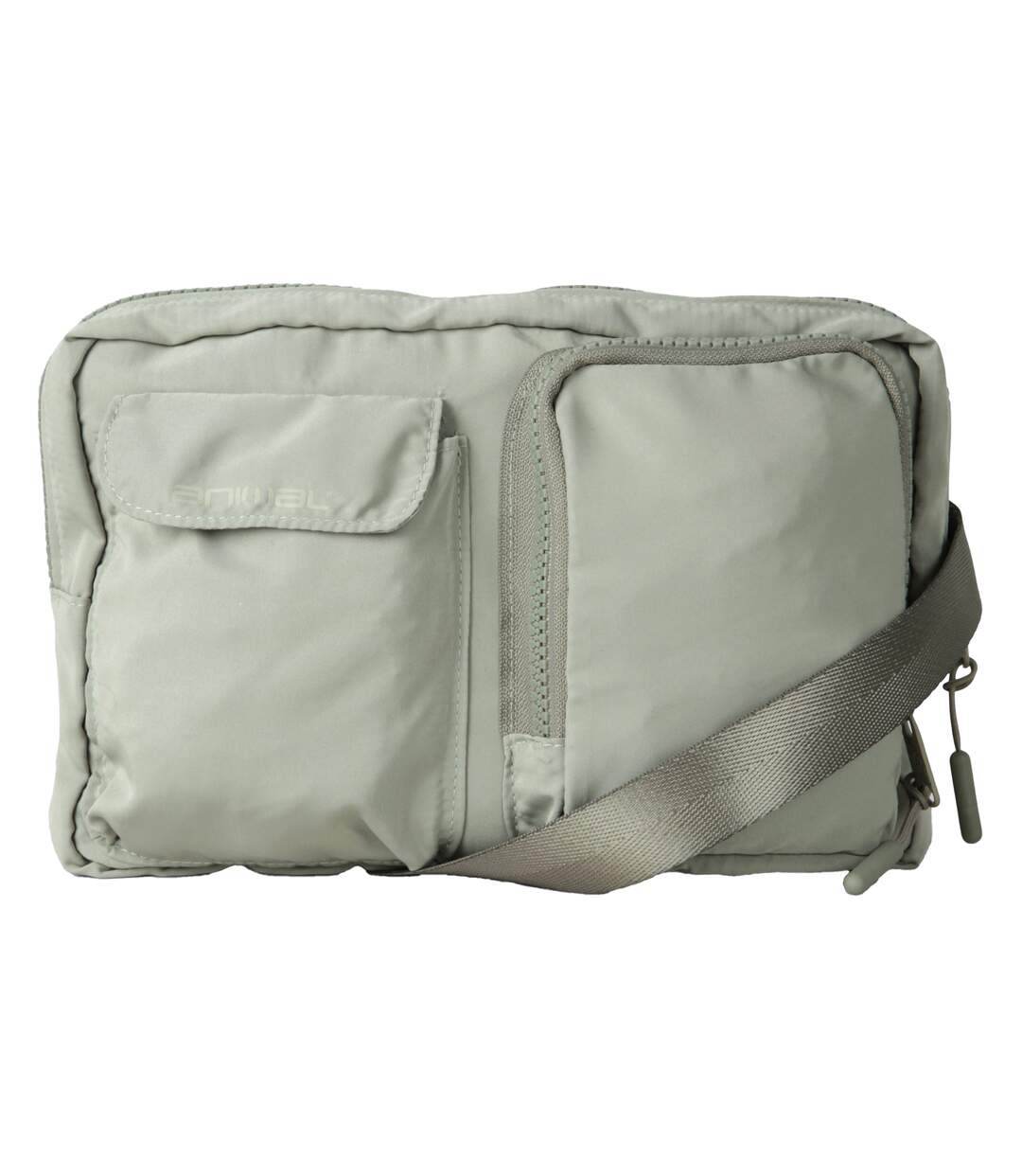 Multi pocket crossbody bag one size pale green Animal-1