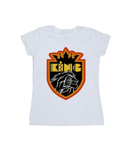 Disney - T-shirt THE LION KING CREST - Femme (Blanc) - UTBI25263