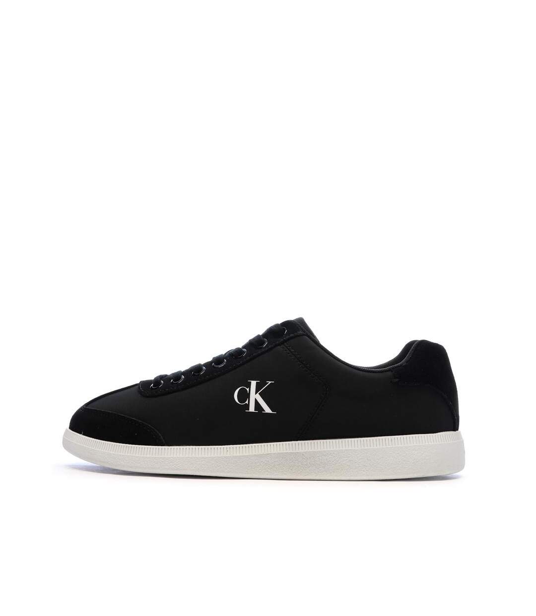 Baskets noir homme calvin klein jeans low cupsole laceup-1