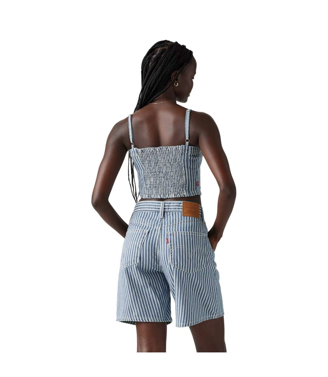 Débardeur Motif/style À Rayures Jadine Femme Bleu Clair Levis-3