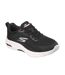 Womens/ladies Go Walk Arch Fit Trainers Black Pink Skechers-1
