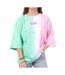 T-shirt rose/vert femme kaporal miami-1