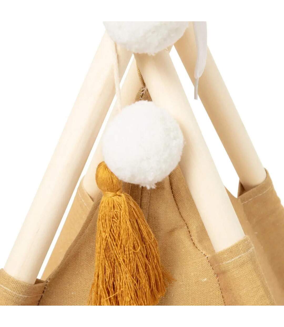 Tipi Déco Enfant Wapi 160cm Ocre-5