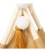 Tipi Déco Enfant Wapi 160cm Ocre-5