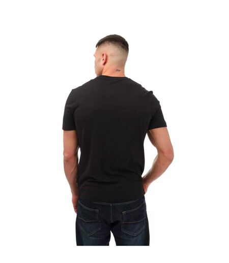 Mens Kasba Logo Crew Neck T-shirt Black Napapijri