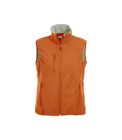 Clique Womens/Ladies Plain Softshell Vest (Blood Orange)