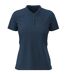 Womens/ladies Stretch Polo Shirt Navy Stedman-1