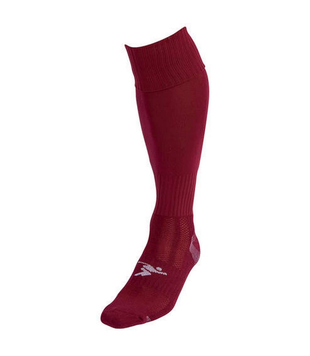 Chaussettes de football pro adulte bordeaux Precision-1