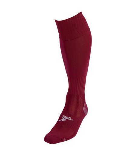 Chaussettes de football pro adulte bordeaux Precision