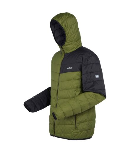 Mens Hillpack Iii Hooded Active Padded Jacket Nephrite Green Black Regatta
