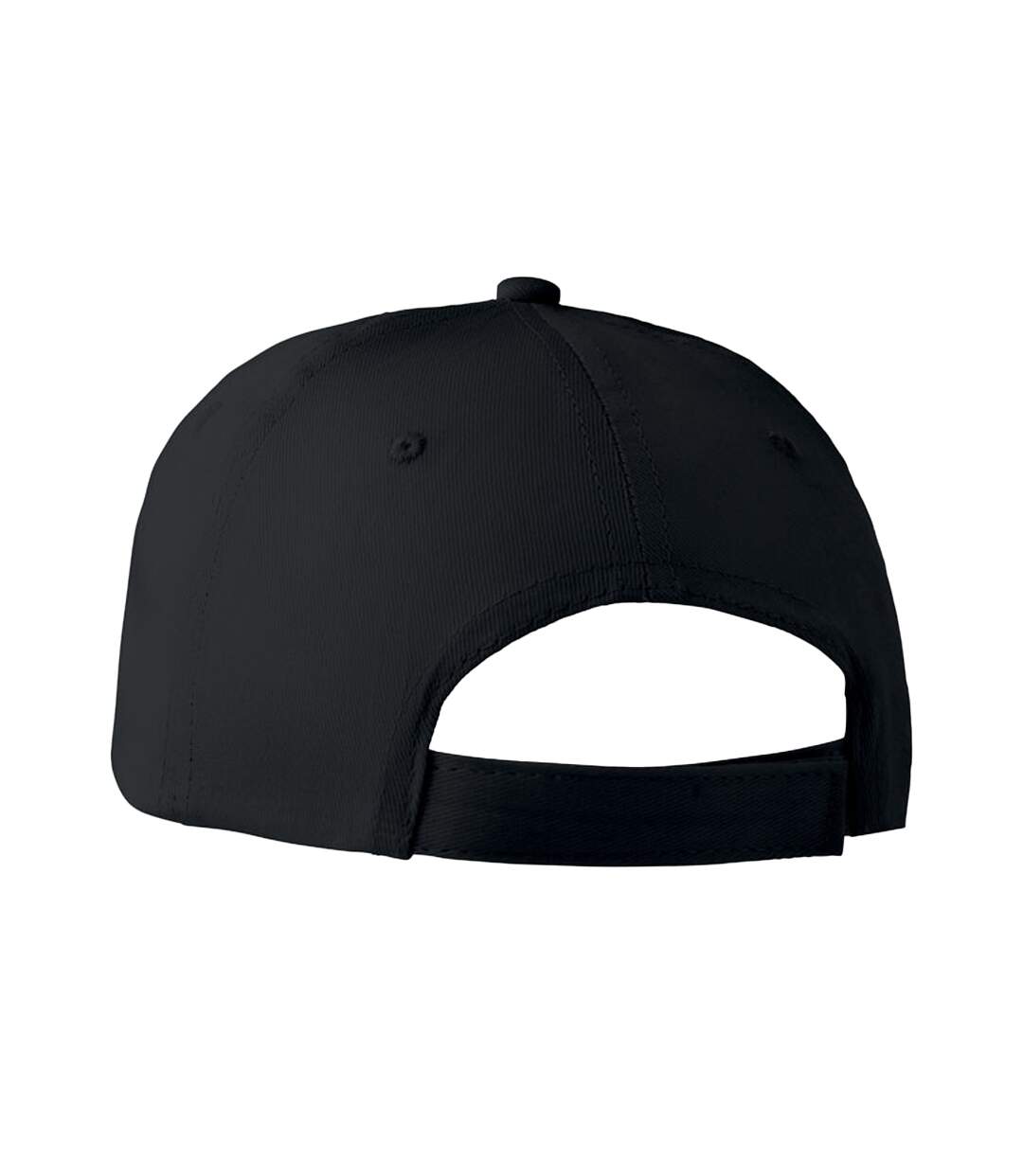 Basie 6 Panel Baseball Cap Black MidOcean-2