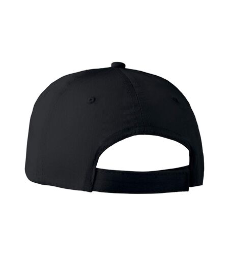 Basie 6 Panel Baseball Cap Black MidOcean