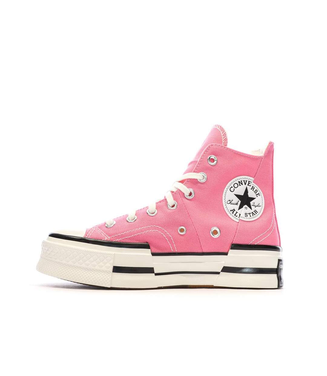 Baskets roses femme converse chuck 70 plus-1