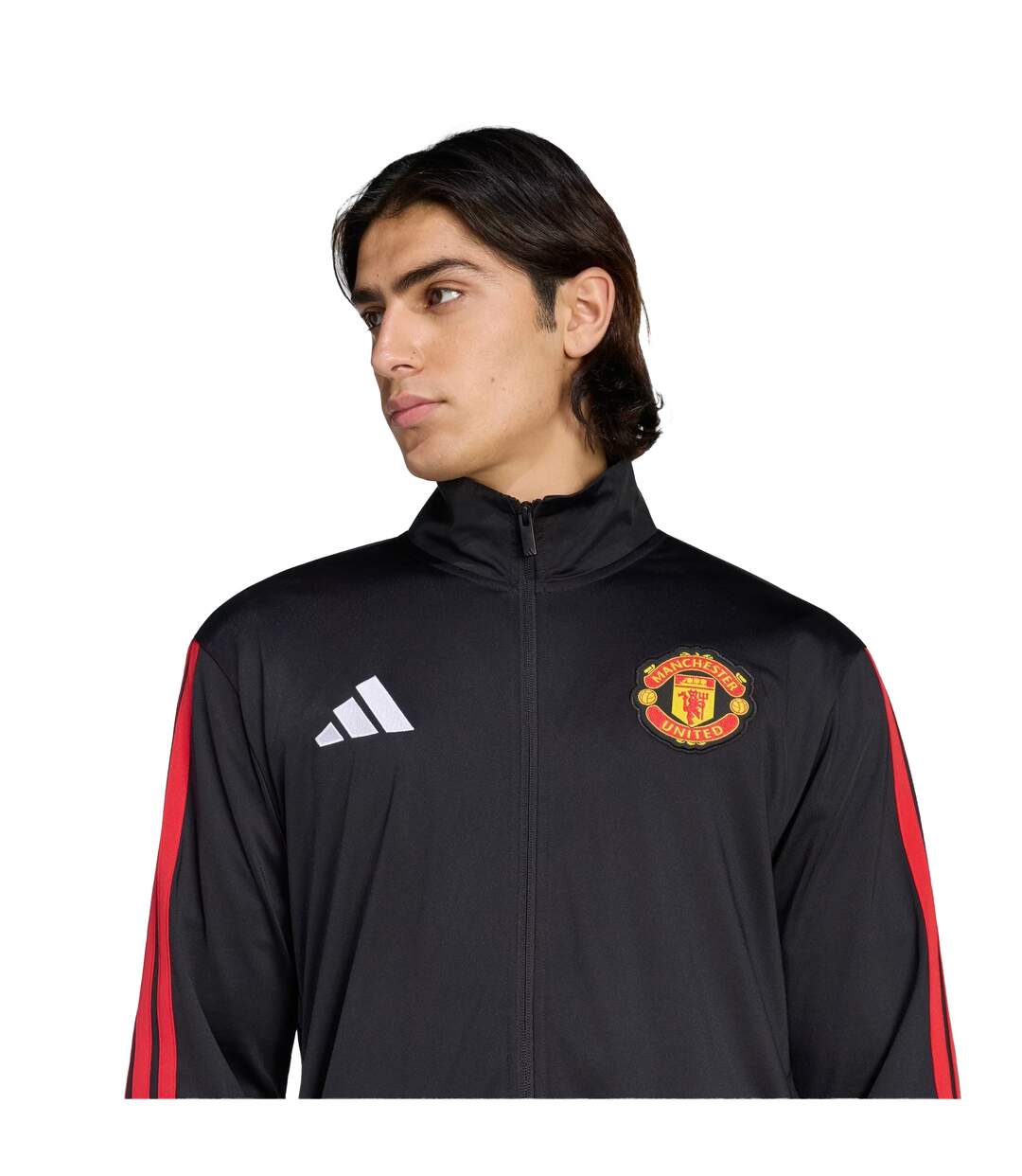 Veste Motif/style Manchester United Fc Dna Homme Noir Adidas-4