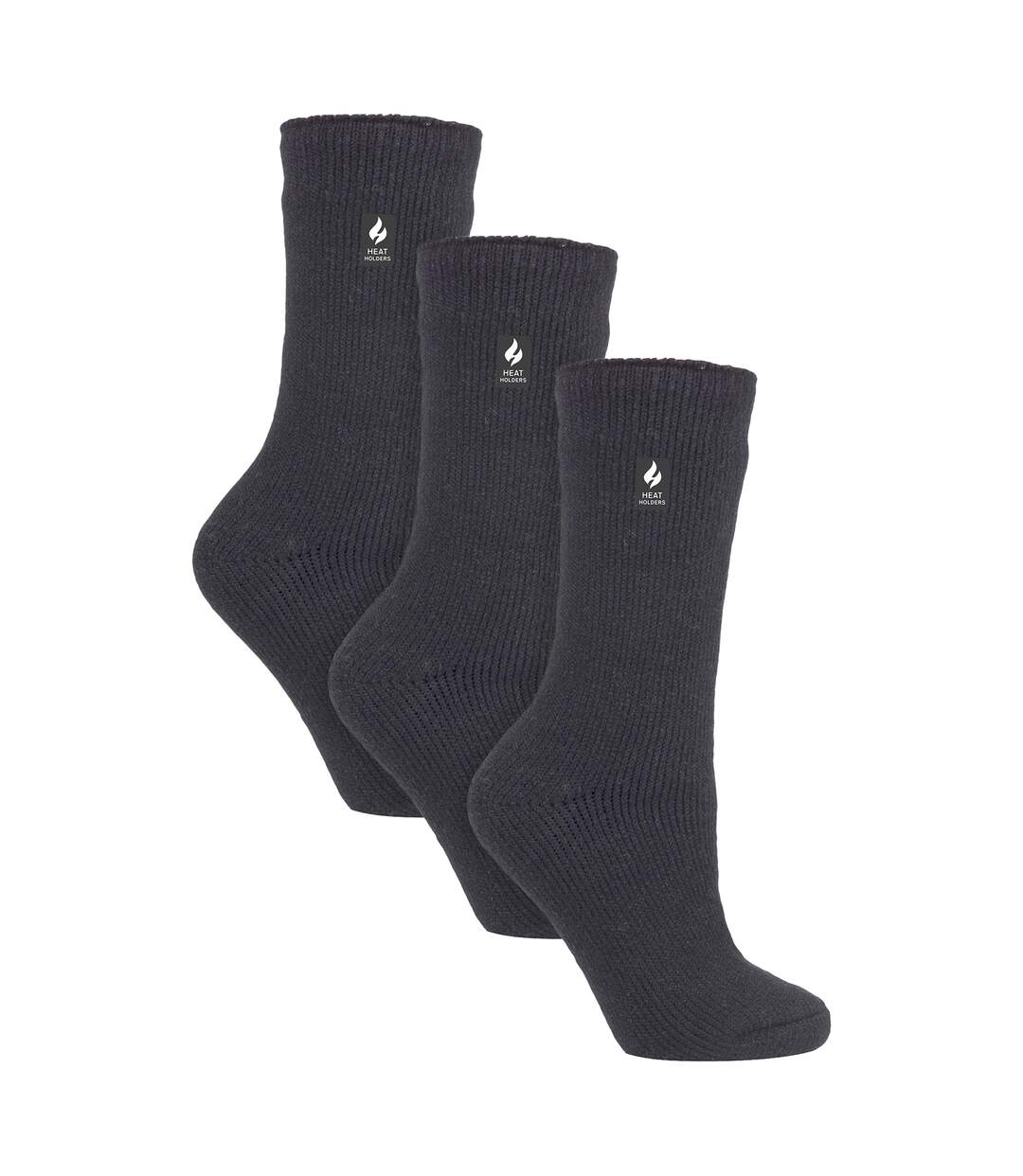 Heat Holders - 3 paires de chaussettes thermiques d'hiver épaisses pour dames-1