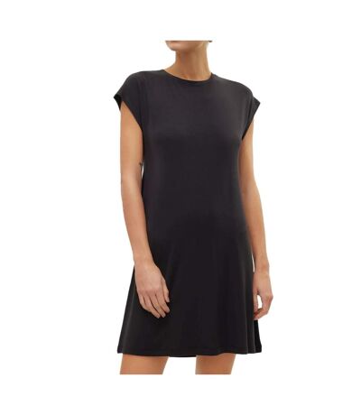 Robe t-shirt noir femme vero moda turtle - s