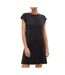 Robe t-shirt noir femme vero moda turtle - s-1