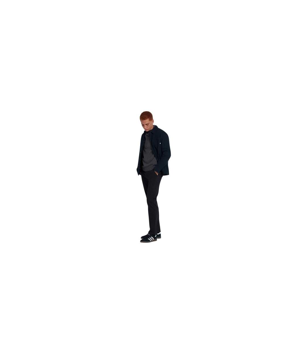 Chino Motif/style Uni Homme Noir Farah-1