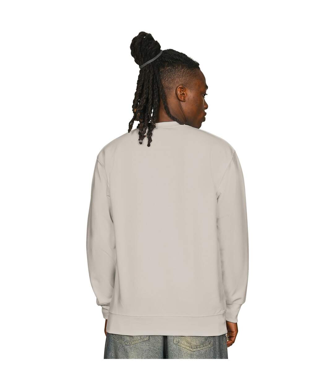 Mens Core Combed Cotton Regular Sweatshirt Stone Casual Classics-3