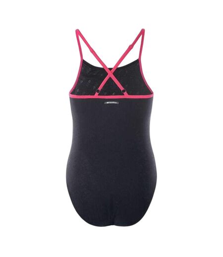 Maillot De Bain 1 Pièce Sublime Femme Noir Rose Aquawave