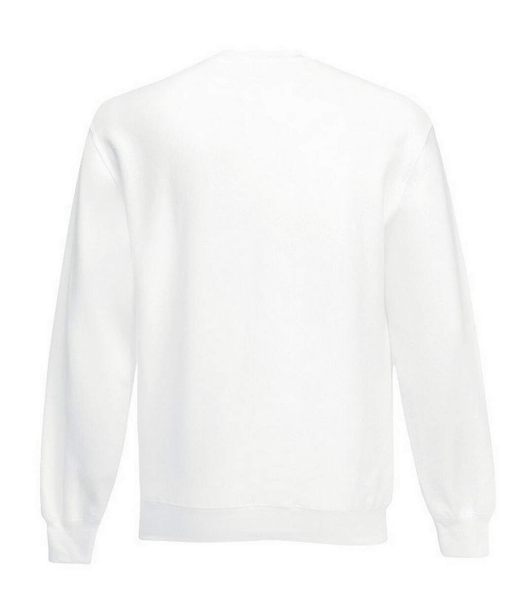 Sweat Classic Adulte Blanc Fruit Of The Loom-2
