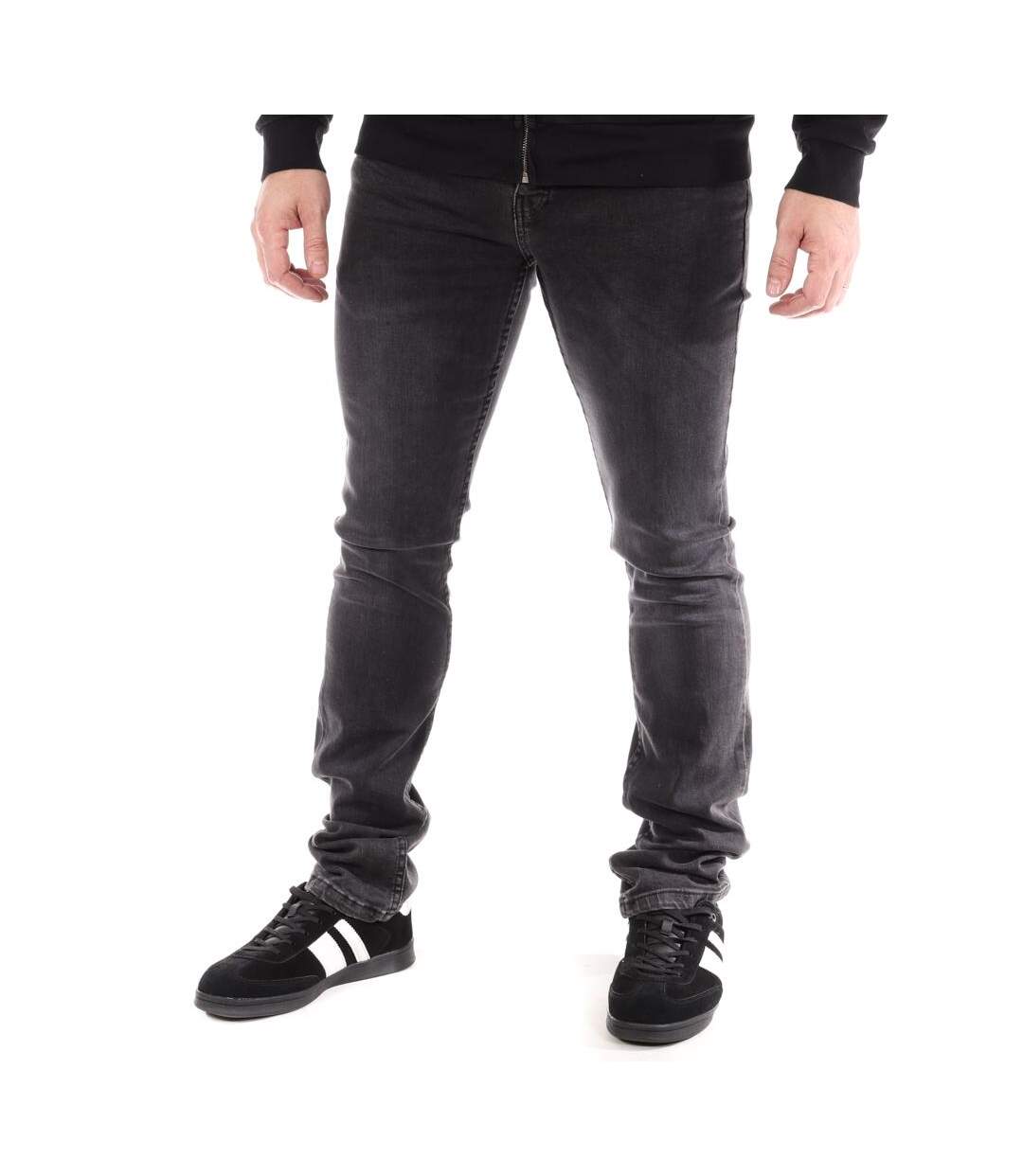 Jean noir délavé homme noir paname brothers 200-1