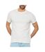 T-Shirt blanc homme schott tsclay-1