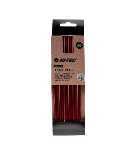 Piquets De Tente Alupeg Taille Unique Rouge Hi-Tec