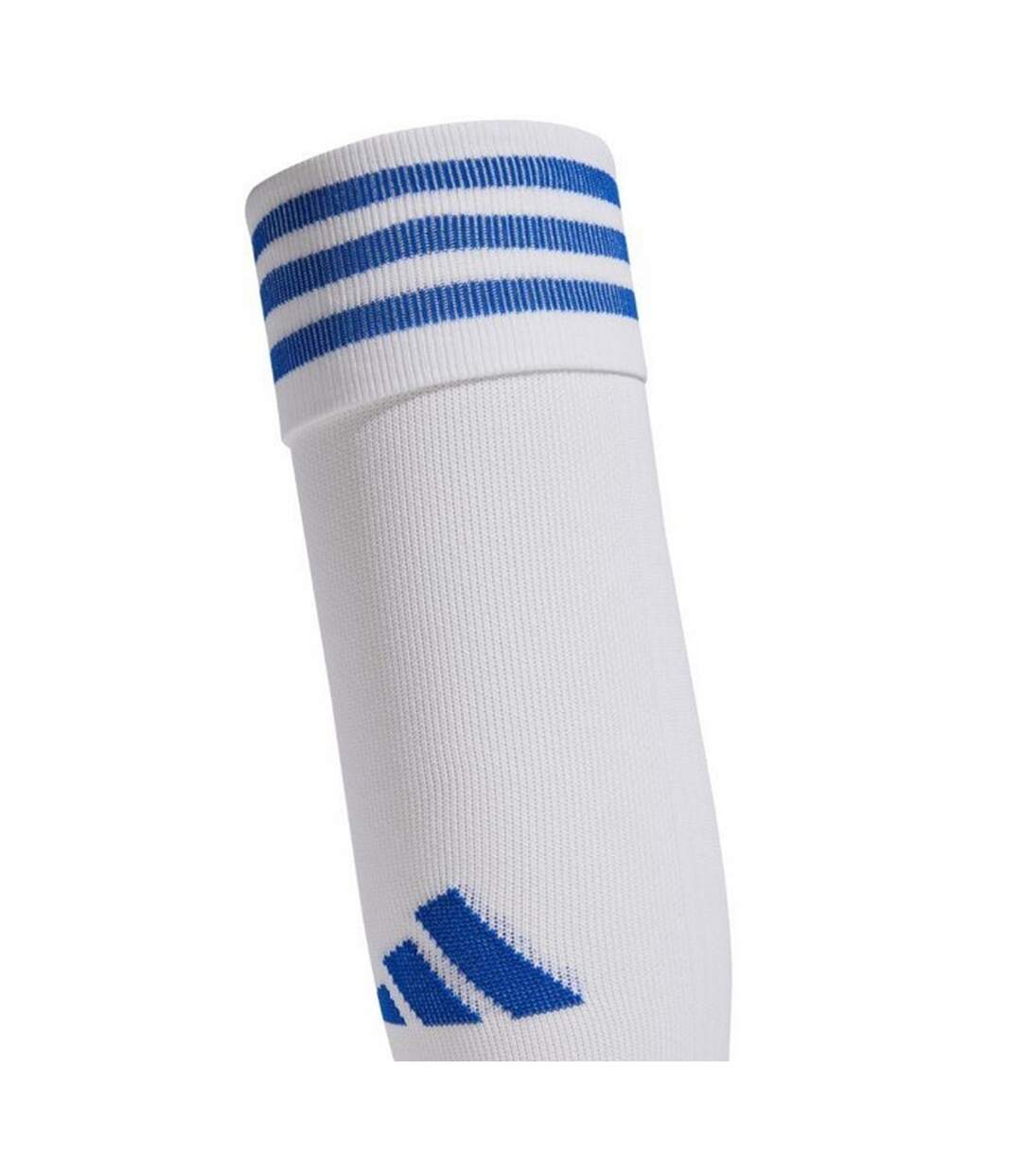 Manchons De Jambe Foot Style Équipe Homme 47-49 Fr Blanc Bleu Adidas-3