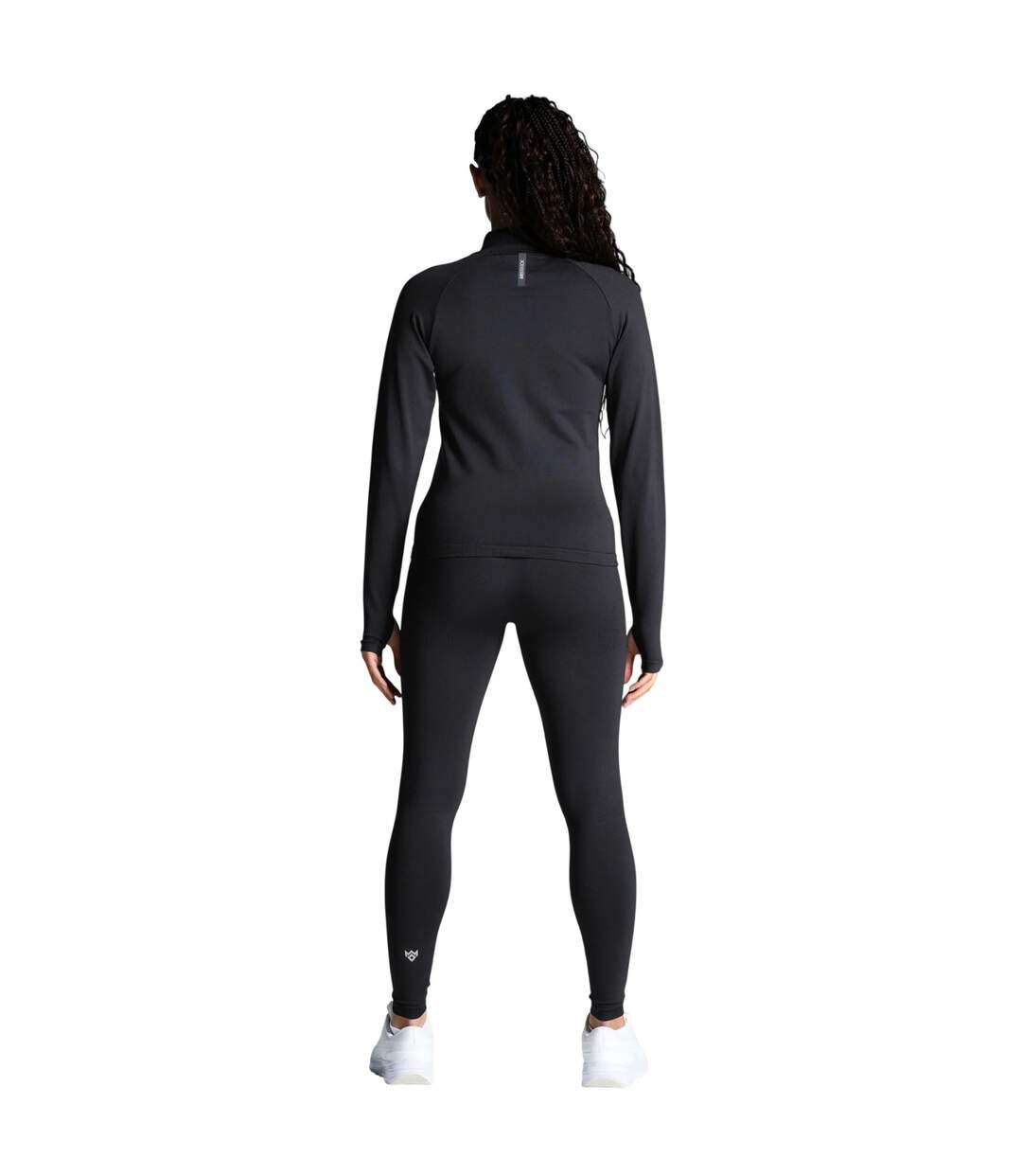 Womens/ladies Vittoria Seamless Jacket Black Miss Kick-3
