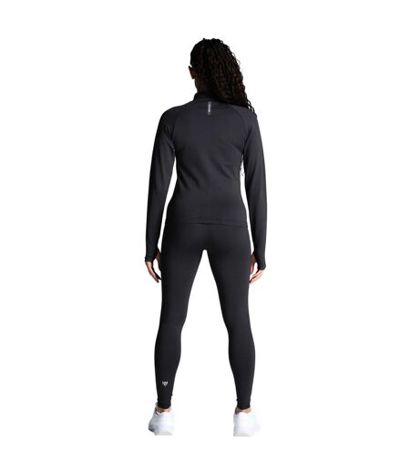 Womens/ladies Vittoria Seamless Jacket Black Miss Kick