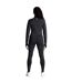 Womens/ladies Vittoria Seamless Jacket Black Miss Kick-3