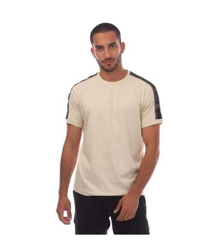 T-shirt Style Logo Ea7 Homme Beige Emporio Armani