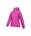 Womens/ladies skyline extreme hydrophobic down jacket purple Mountain Warehouse