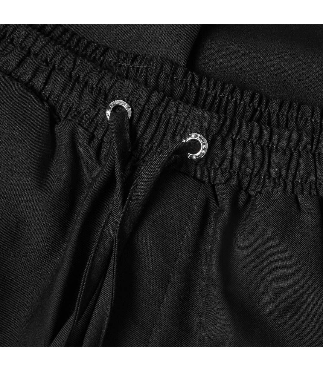 Mens Lightweight Relaxed Fit Trousers Black Belier-3