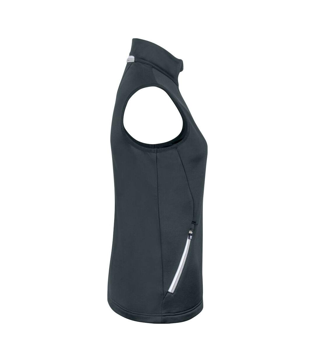 Womens/ladies Snoqualmie Fleece Gilet Charcoal Cutter & Buck-4