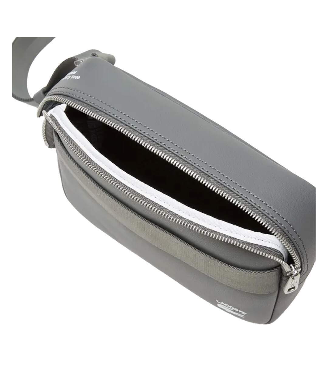 Sac reporter pactice taille unique gris Lacoste-3