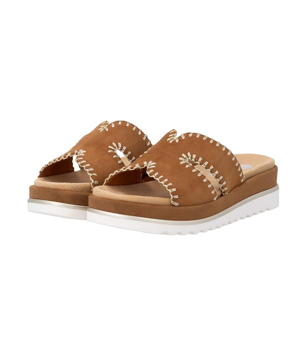 Mules Cuir Compensée Remonte Noccia-3