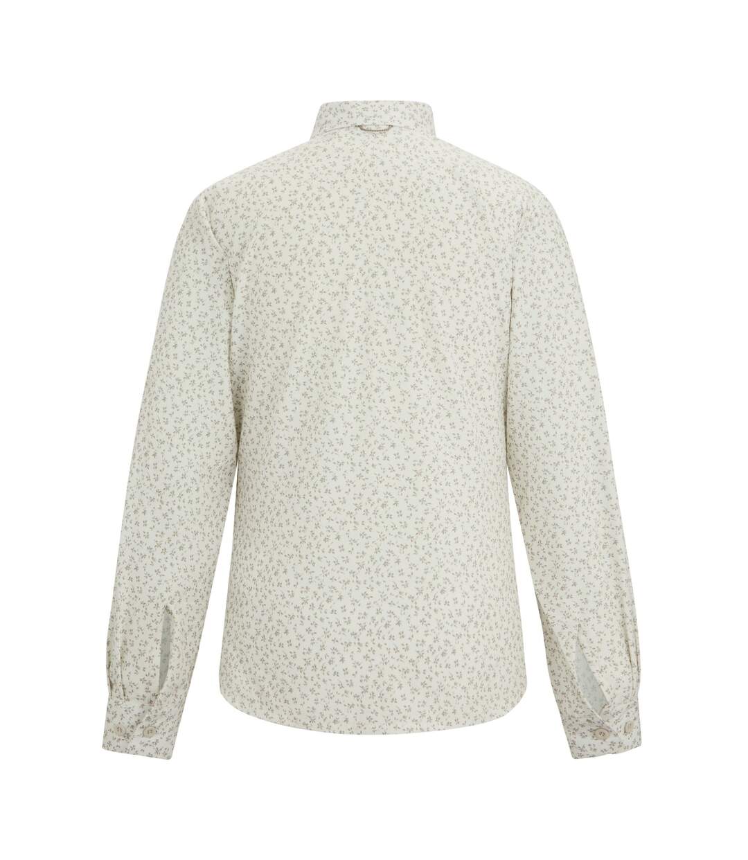Chemisier Manches Longues Voyage Motif/style Pétale Femme Blanc Cassé Regatta-3