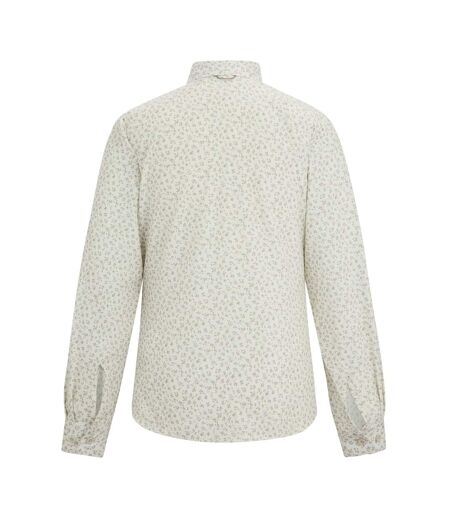 Chemisier Manches Longues Voyage Motif/style Pétale Femme Blanc Cassé Regatta