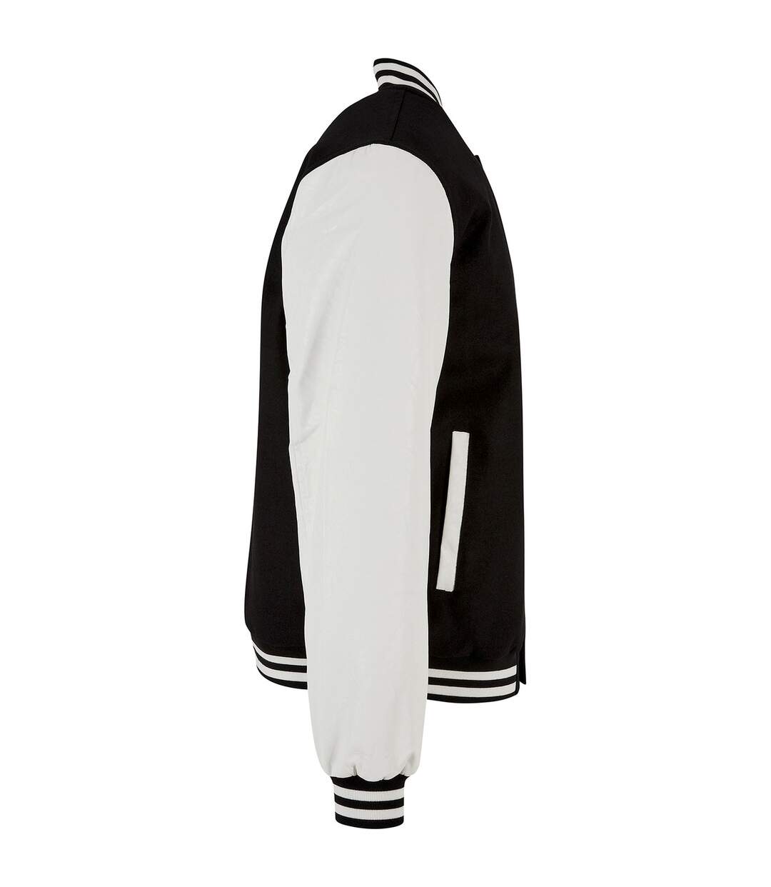 Blouson d´université old school college homme noir / blanc Build Your Brand Build Your Brand