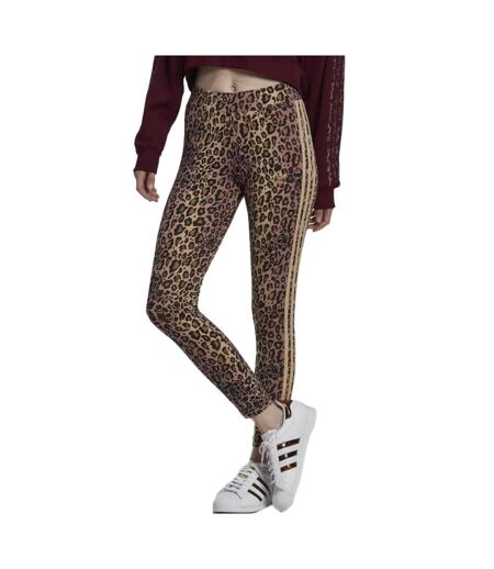 Legging Beige/Marron Femme Adidas Bike - 32